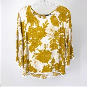 Papermoon Stitch Fix Mustard Blouse
